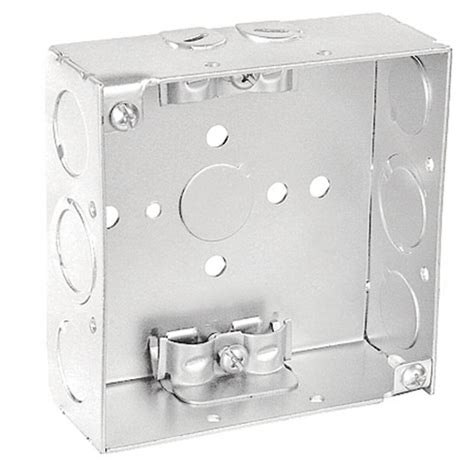 4 square junction box with clamps|romex clamp size chart.